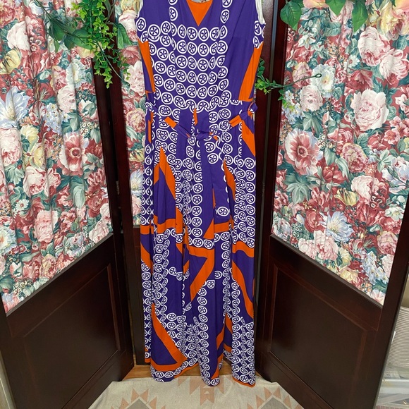 1970s printed jumpsuit set - Picture 4 of 4